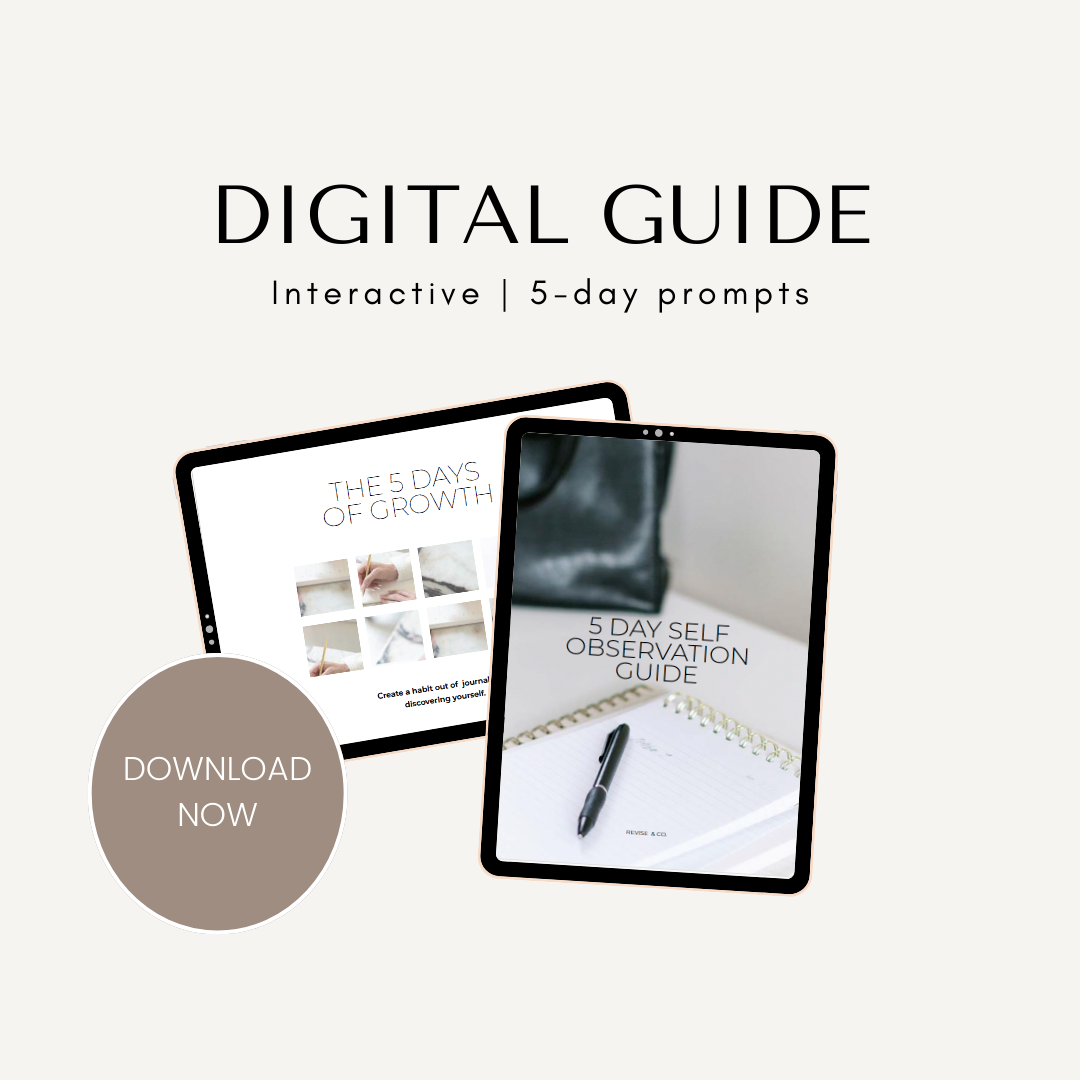 5 day self observation digital interactive guide revise and co